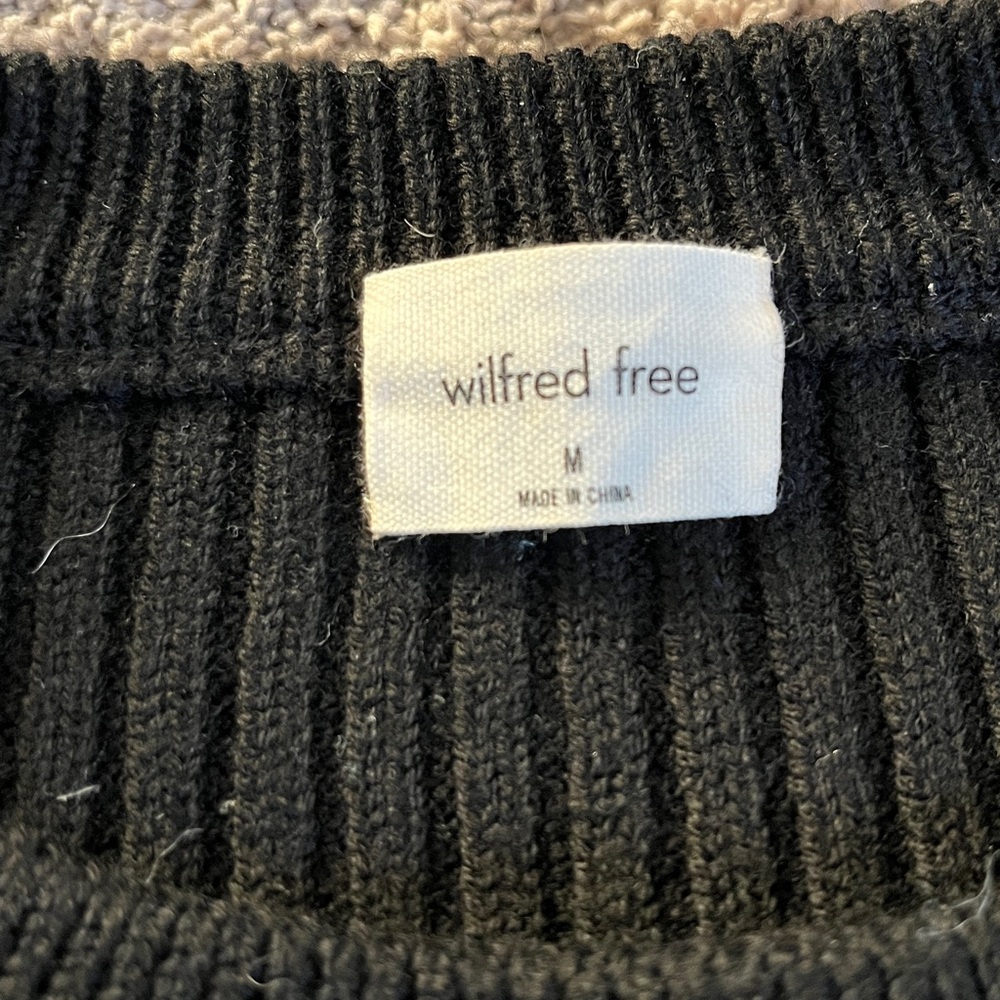 Wilfred Free Ribbed Merino Wool Sweater - Picture 3 of 4